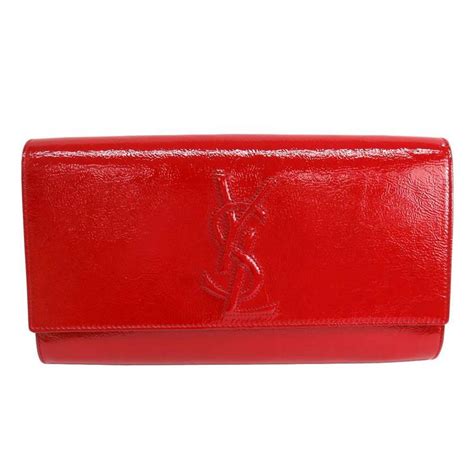 ysl red clutch|yves saint laurent clutch sale.